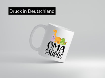 Oma Saurus | Muttertag Großmutter Geschenkidee Familie Humor Tasse
