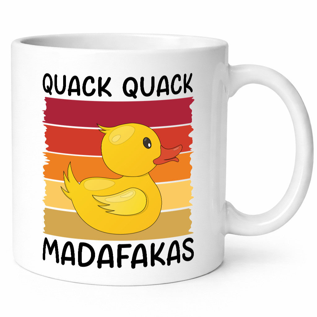 Quack Madafakas | Gummiente Ente Entchen v2 Humor Geschenkidee Tasse