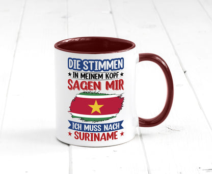 Suriname | Urlaub Stimmen in meinem Kopf Traumland v2 Geschenk Humor
