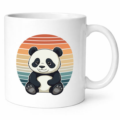 Panda Bär | Retro Vintage sunset v2 lustiger Spruch Geschenk Humor Geschenkidee