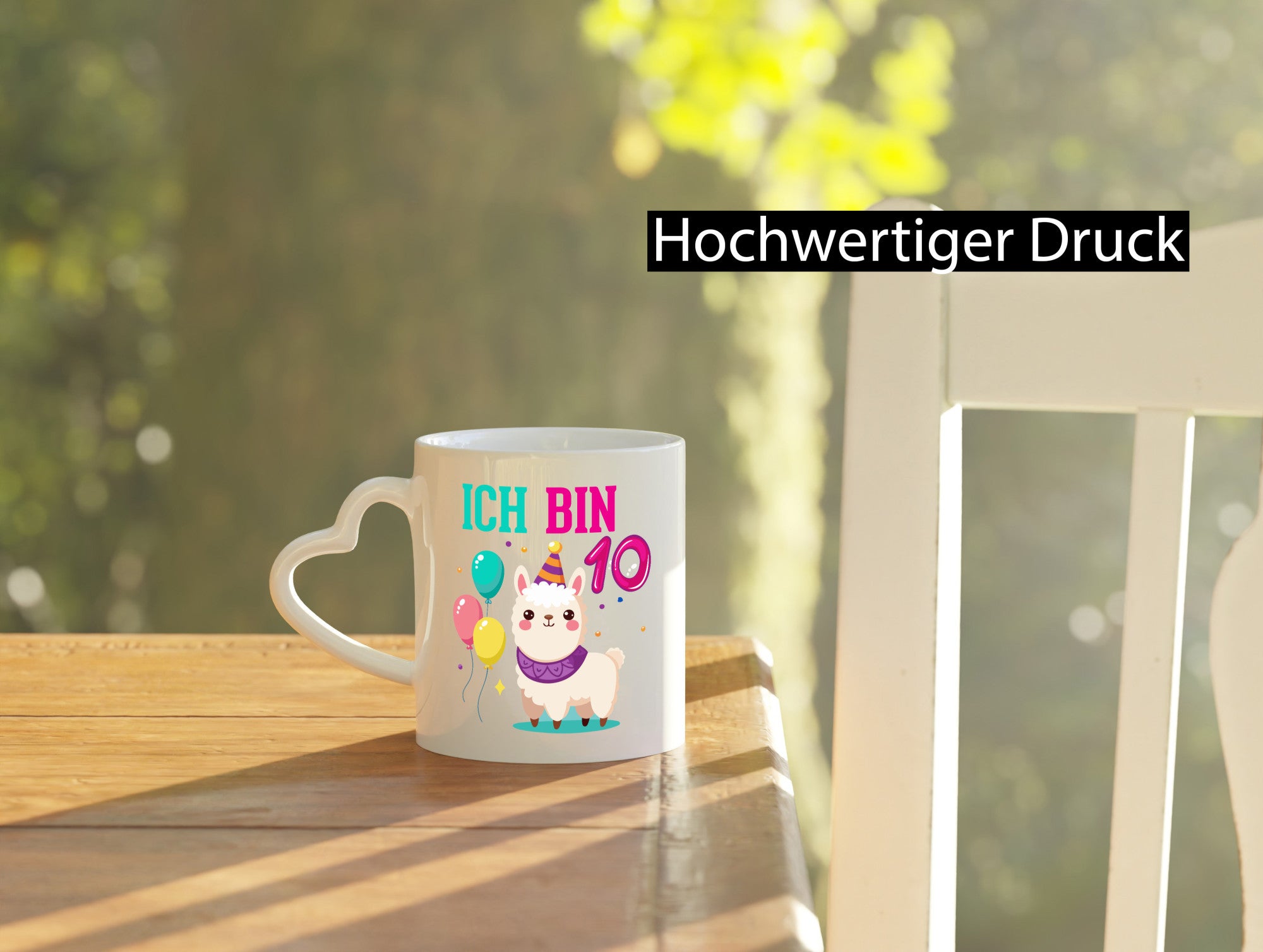 10. Geburtstag | 10 Jahre Lama Alpaka lustig Geschenkidee Geschenk Tasse