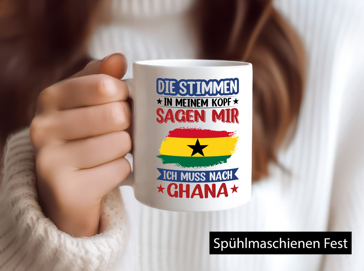 Ghana | Urlaub Stimmen in meinem Kopf Traumland lustig Humor Geschenkidee
