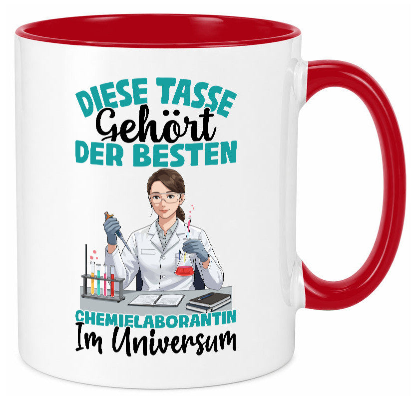 Im Universum: Chemielaborantin | Laborantin Chemie lustiger Spruch Geschenk