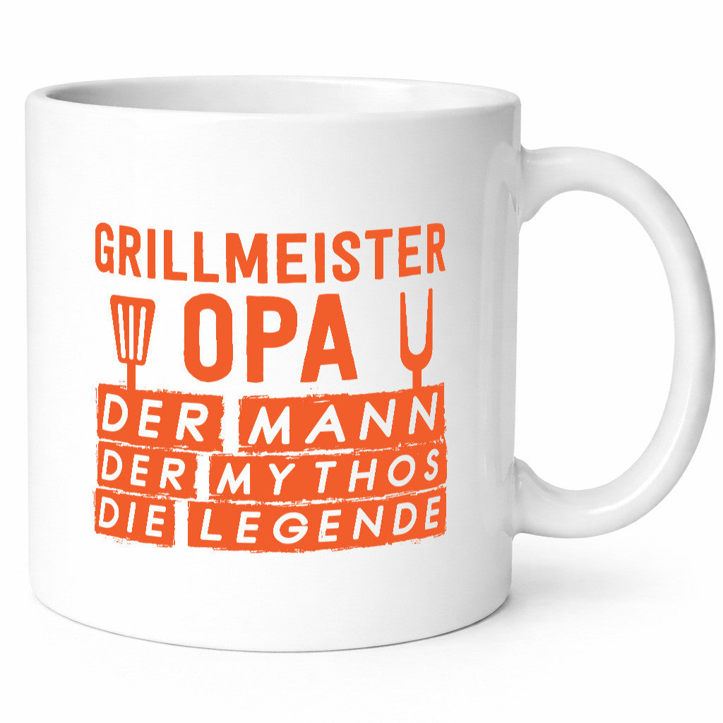 Grillmeister, Opa, Mann, Mythos, Legende | Grillbesteck Geschenk Familie