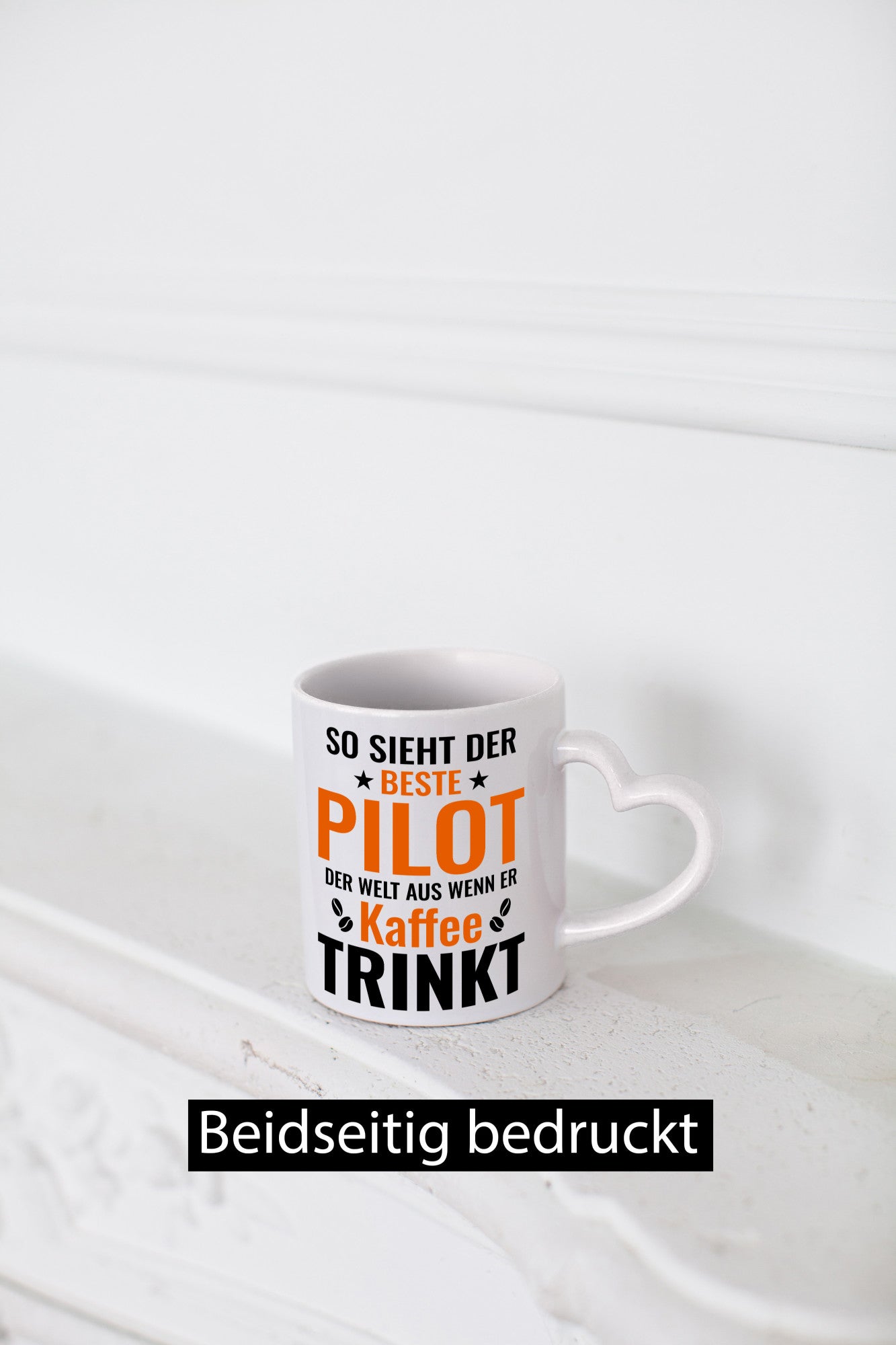 Kaffee trinkt: Pilot | Flugzeug Piloten lustiger Spruch Geschenk Humor