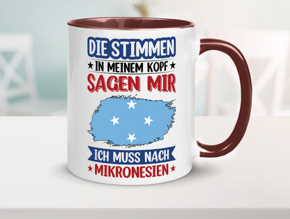 Mikronesien | Urlaub Stimmen in meinem Kopf Traumland Geschenk Humor