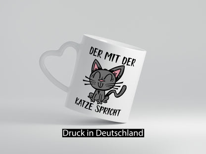 Der mit Katze spritz | Katzenliebhaber Tierfreund Humor Tierliebhaber