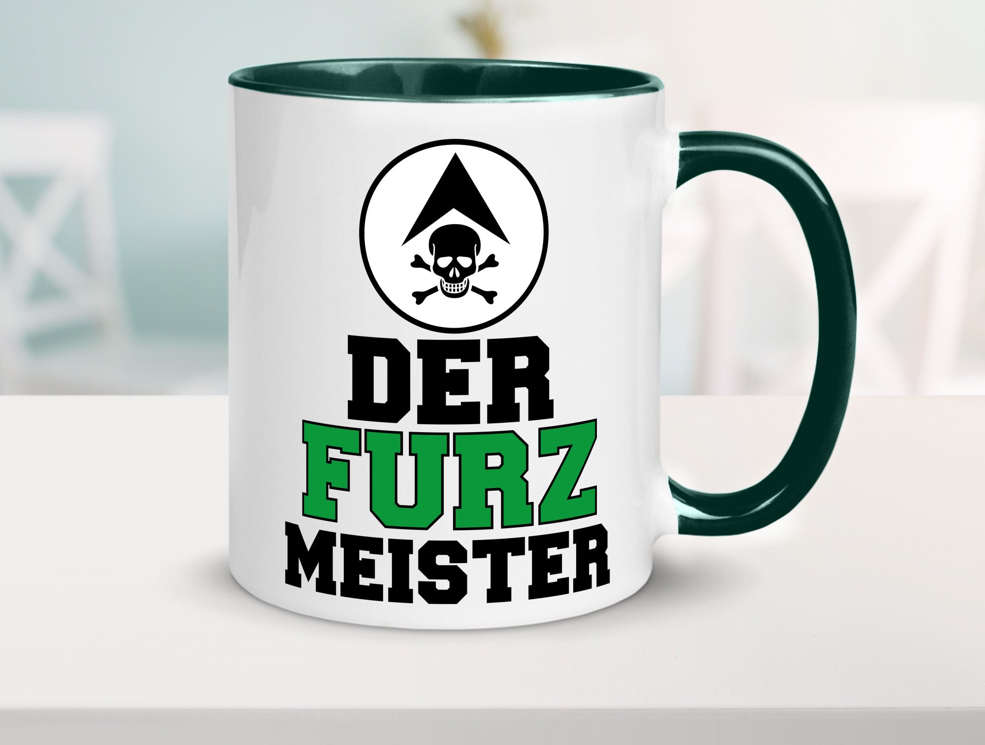 Der Furz Meister | Männer Tasse derber Humor Furzen lustiger Spruch Geschenk