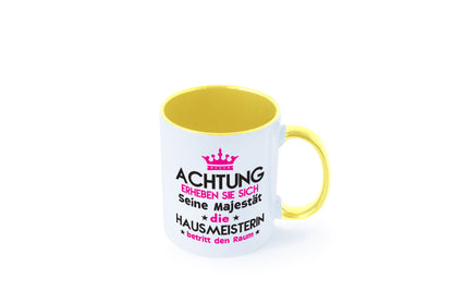 Seine Majestät Hausmeisterin | Hauswart Humor Geschenkidee Tasse