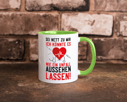 Sei nett zu mir | Krankenschwester Arzt Klinik Spritze v2 lustig Humor