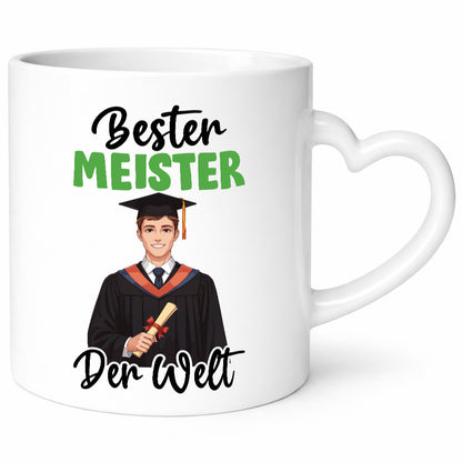 Bester Meister | Meisterbrief v2 Humor Geschenkidee Tasse