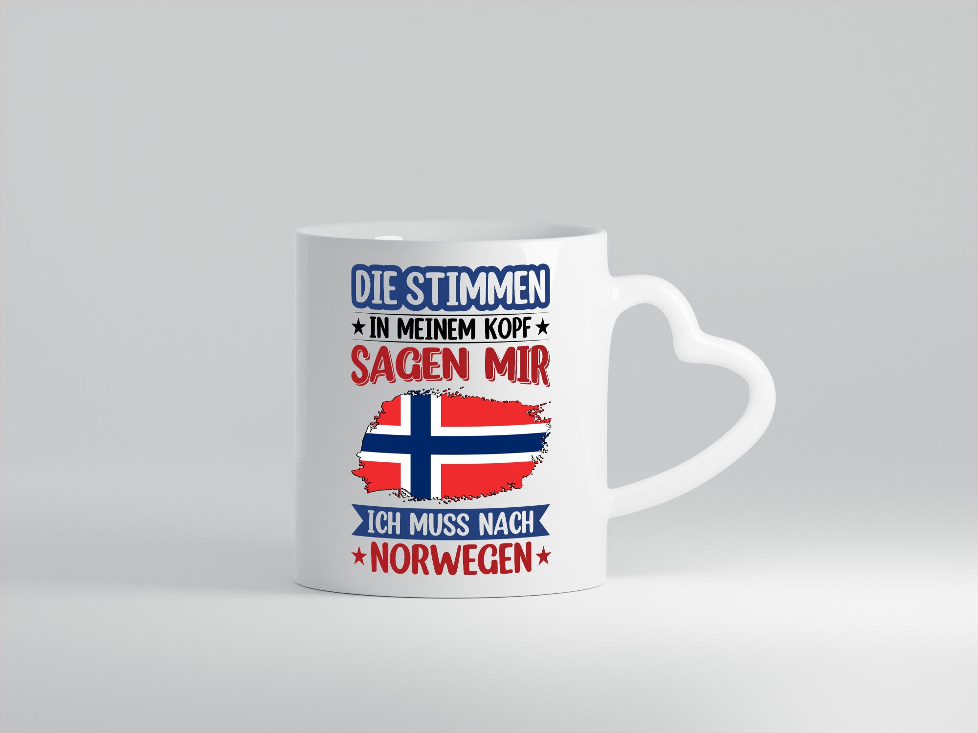 Norwegen | Urlaub Stimmen in meinem Kopf Traumland v2 lustig Humor Geschenkidee