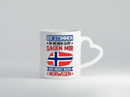 Norwegen | Urlaub Stimmen in meinem Kopf Traumland v2 lustig Humor Geschenkidee