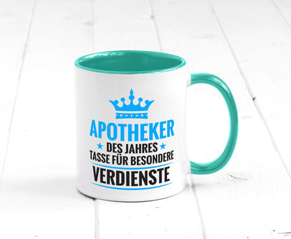 Besonderer Verdienst: Apotheker | Apotheke Pharmazie lustiger Spruch Geschenk
