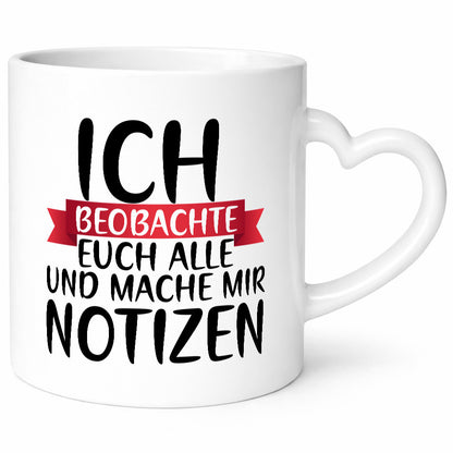 Ich beobachte euch alle | Chef Boss Arbeit Notizen lustiger Spruch Geschenk