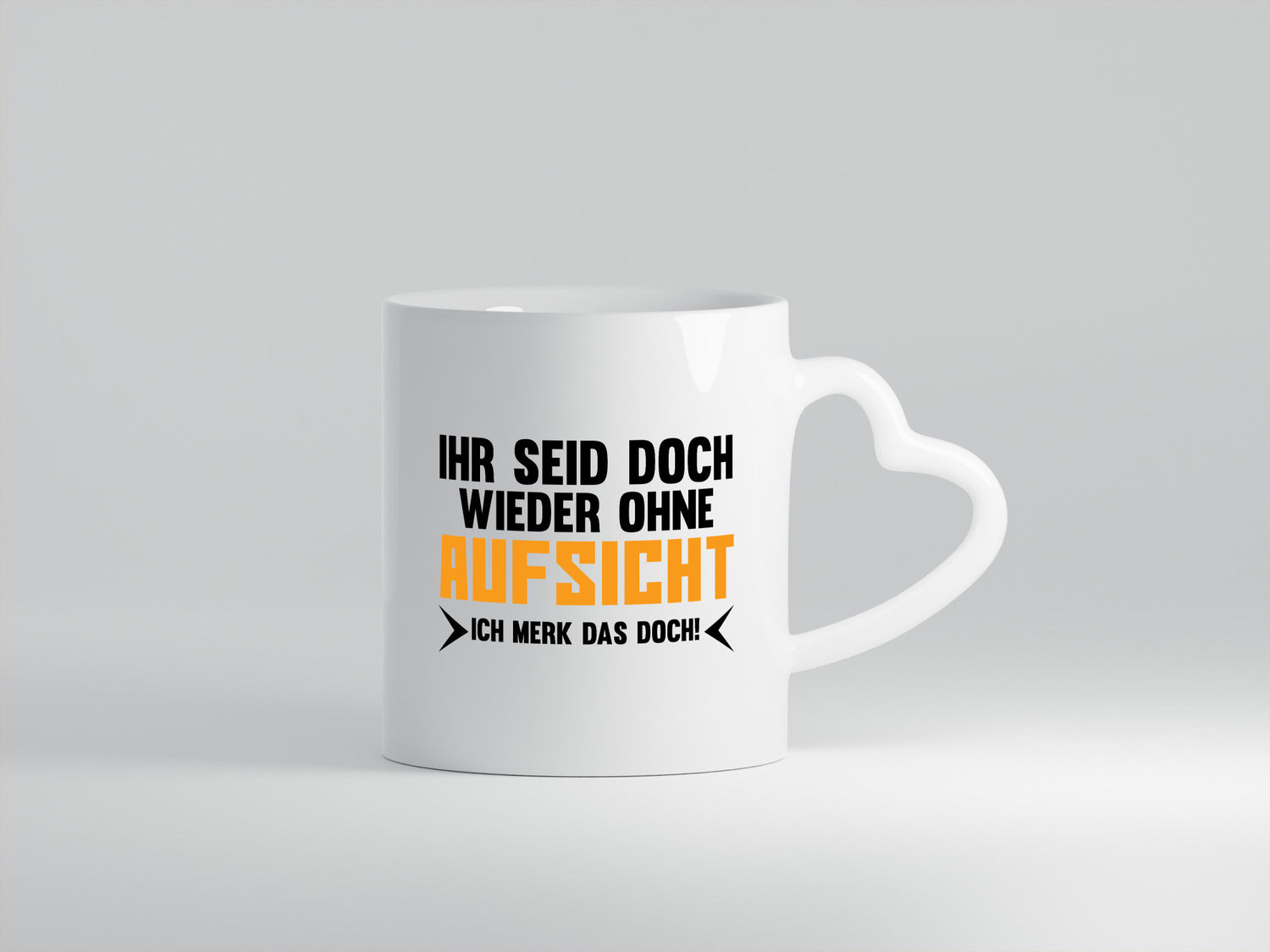 Wieder ohne Aufsicht | Humor Spaß Geschenk Geschenkidee lustiger Spruch Tasse