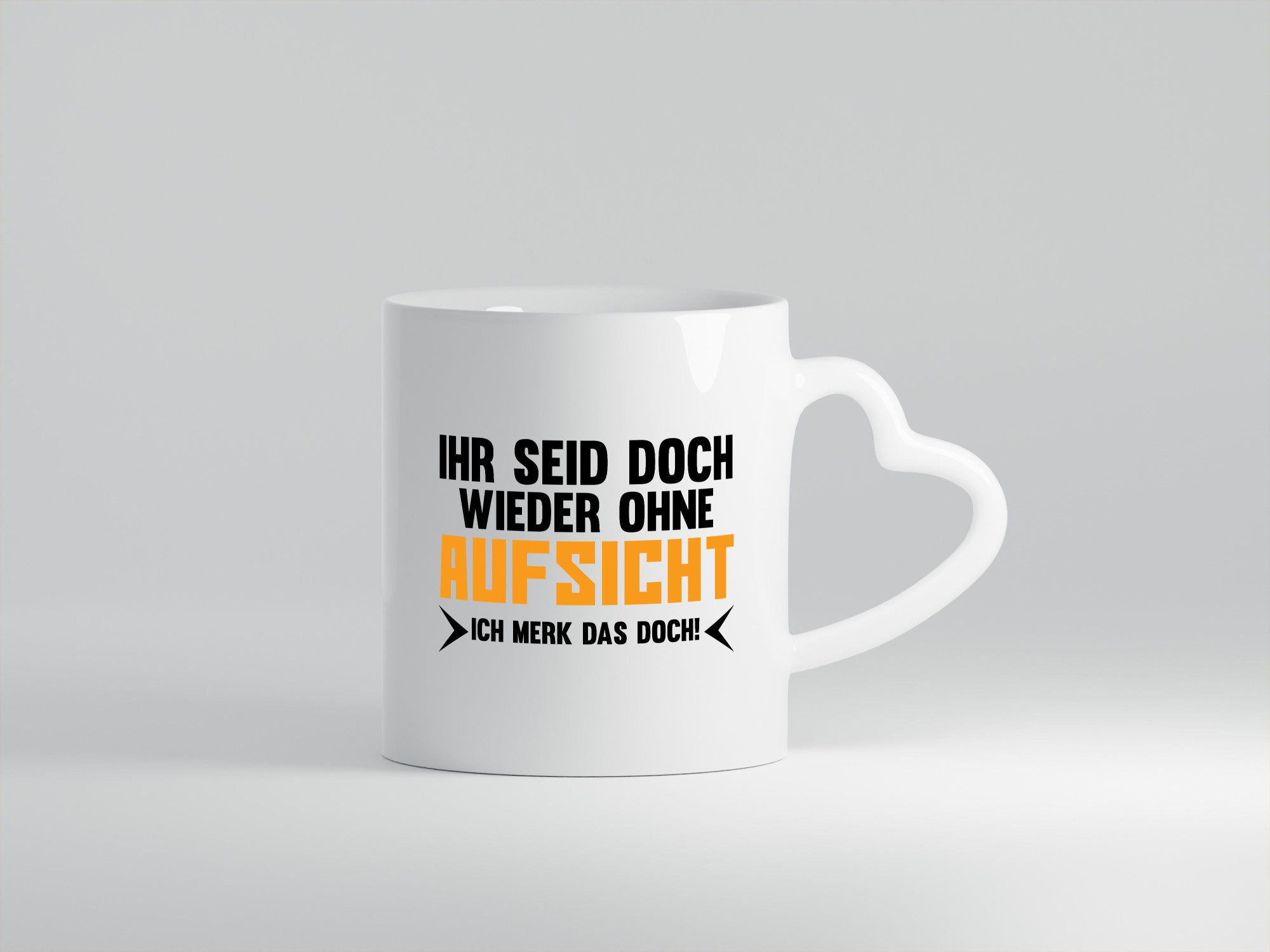 Wieder ohne Aufsicht | Humor Spaß Geschenk Geschenkidee lustiger Spruch Tasse