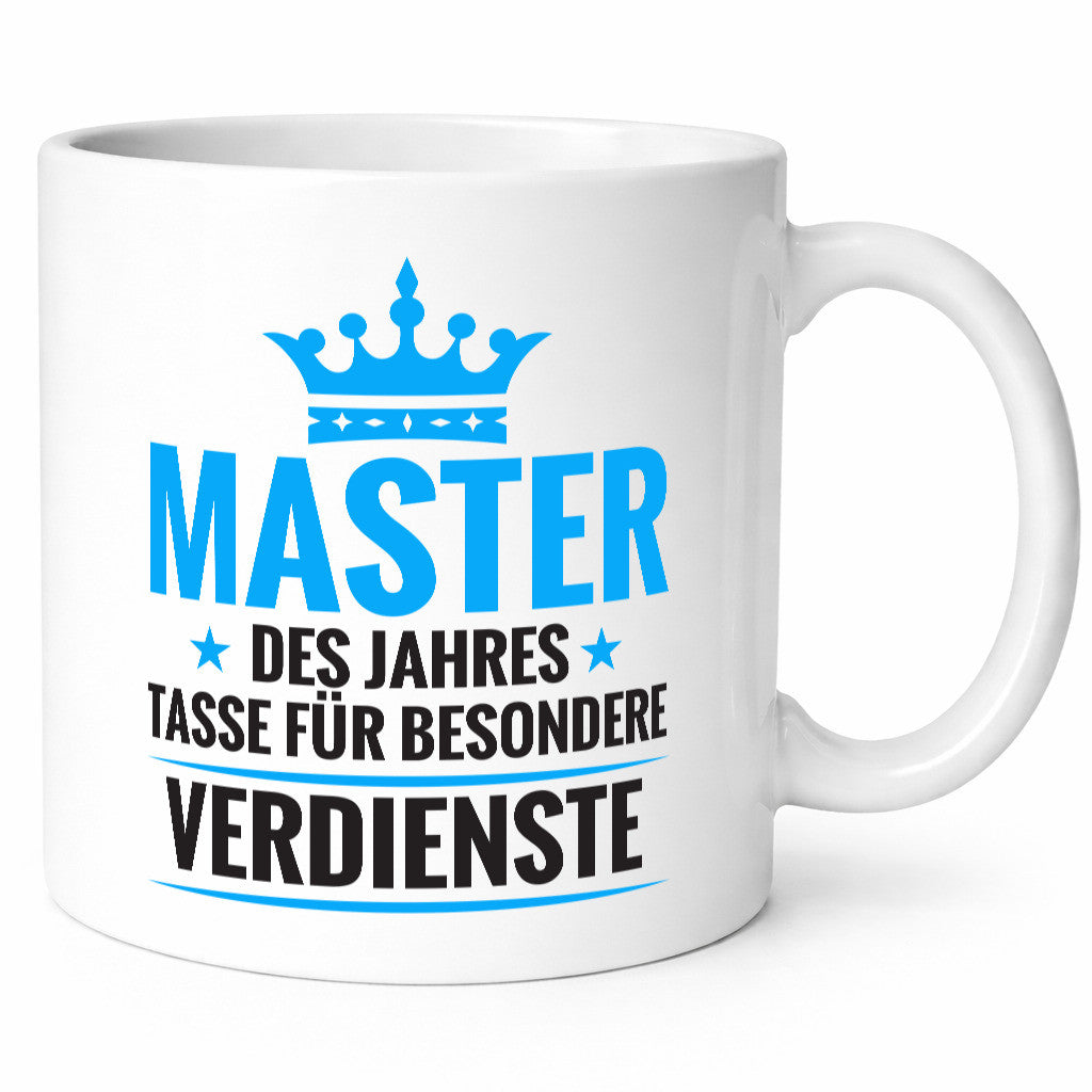 Besonderer Verdienst: Master | Universität Student lustig Humor Geschenkidee