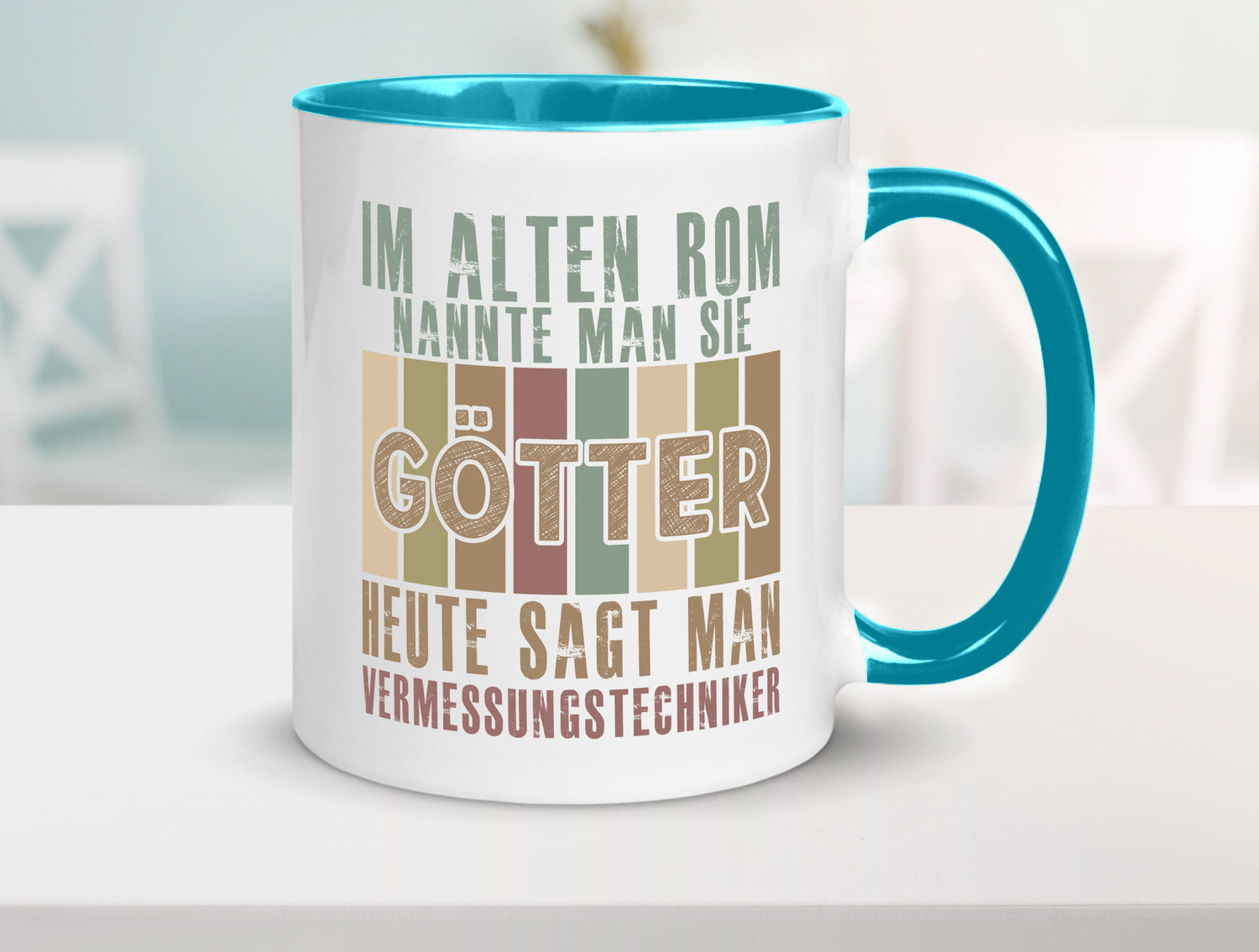 Heute sagt man: Vermessungstechniker | Techniker Geschenkidee Humor Tasse
