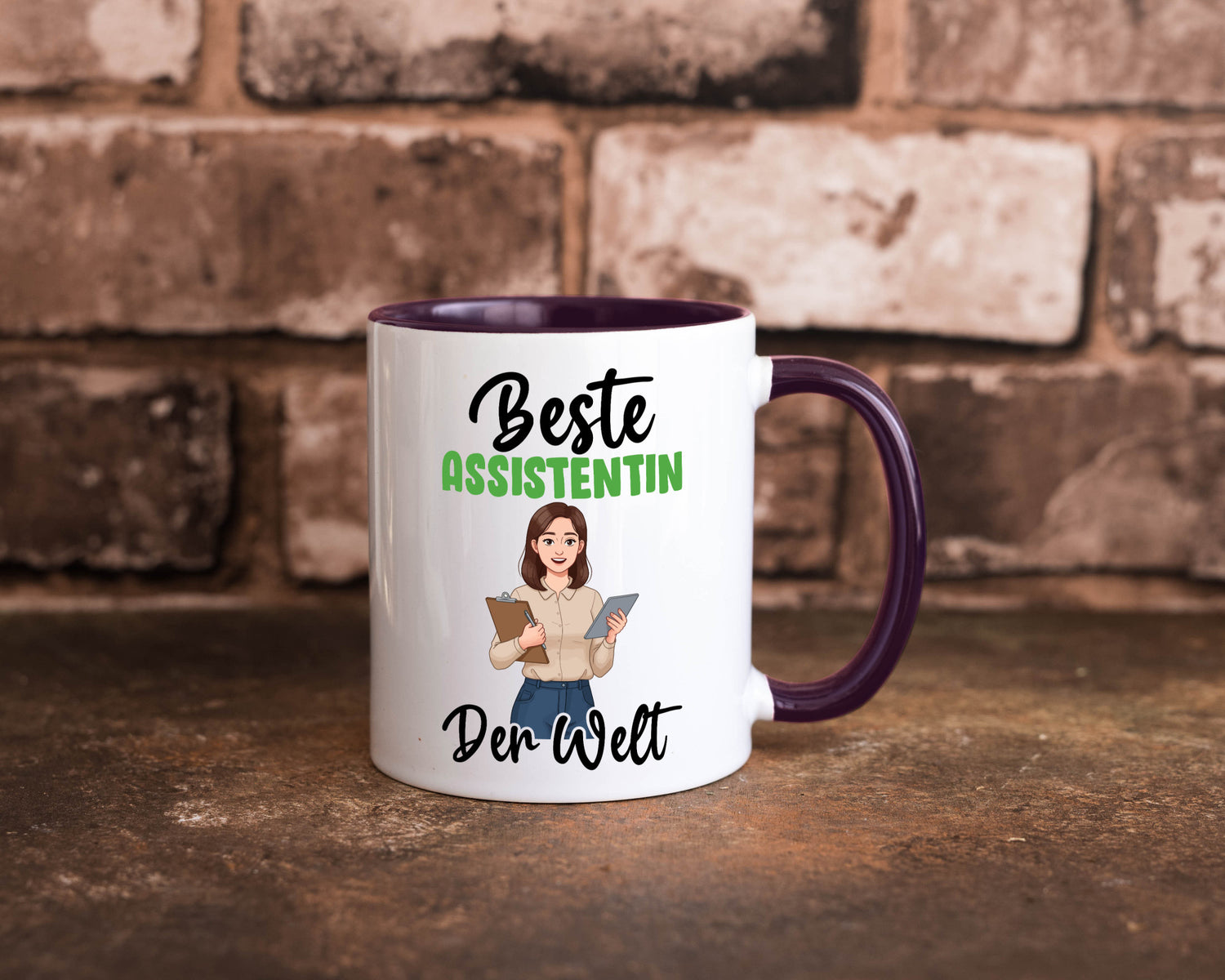 Beste Assistentin | Assistenz Hilfskraft v2 Geschenkidee Humor Tasse
