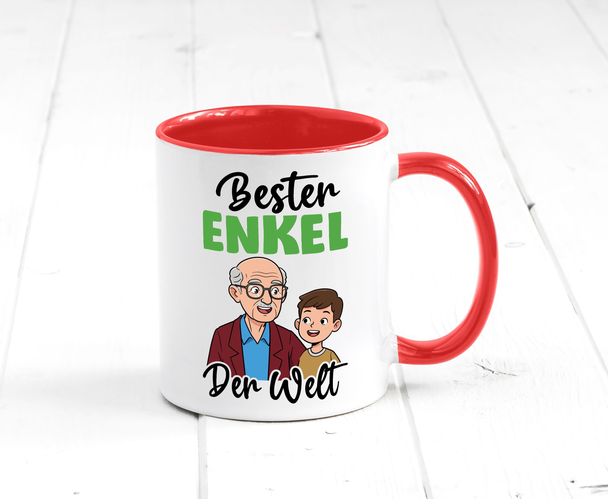 Bester Enkel | Großmutter Großvater Oma Opa lustiger Spruch Geschenk Familie