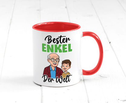 Bester Enkel | Großmutter Großvater Oma Opa lustiger Spruch Geschenk Familie