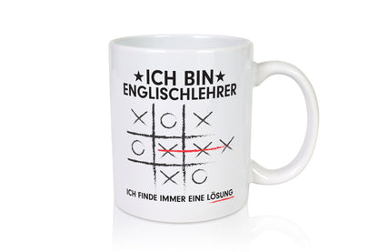 Lösung finden: Englischlehrer | Schule Englisch v2 Geschenk Humor Geschenkidee