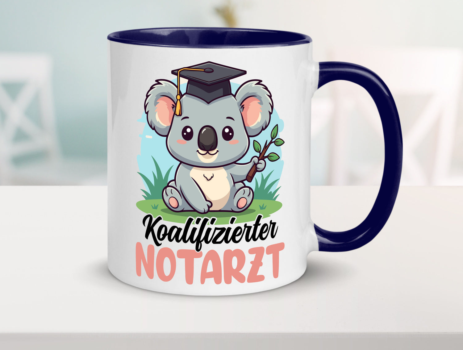 Koalifizierter Notarzt | Arzt Geschenk Humor Geschenkidee lustiger Spruch Tasse