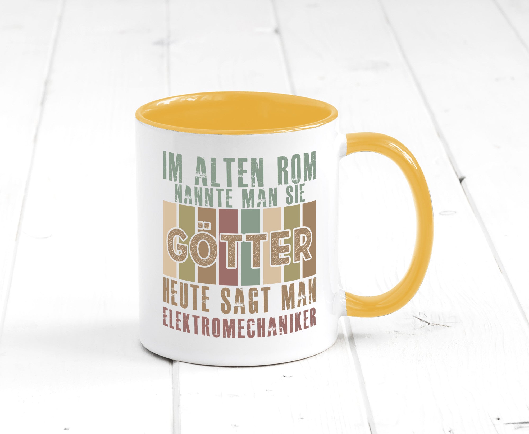 Heute sagt man: Elektromechaniker | Mechaniker Geschenk Humor Geschenkidee