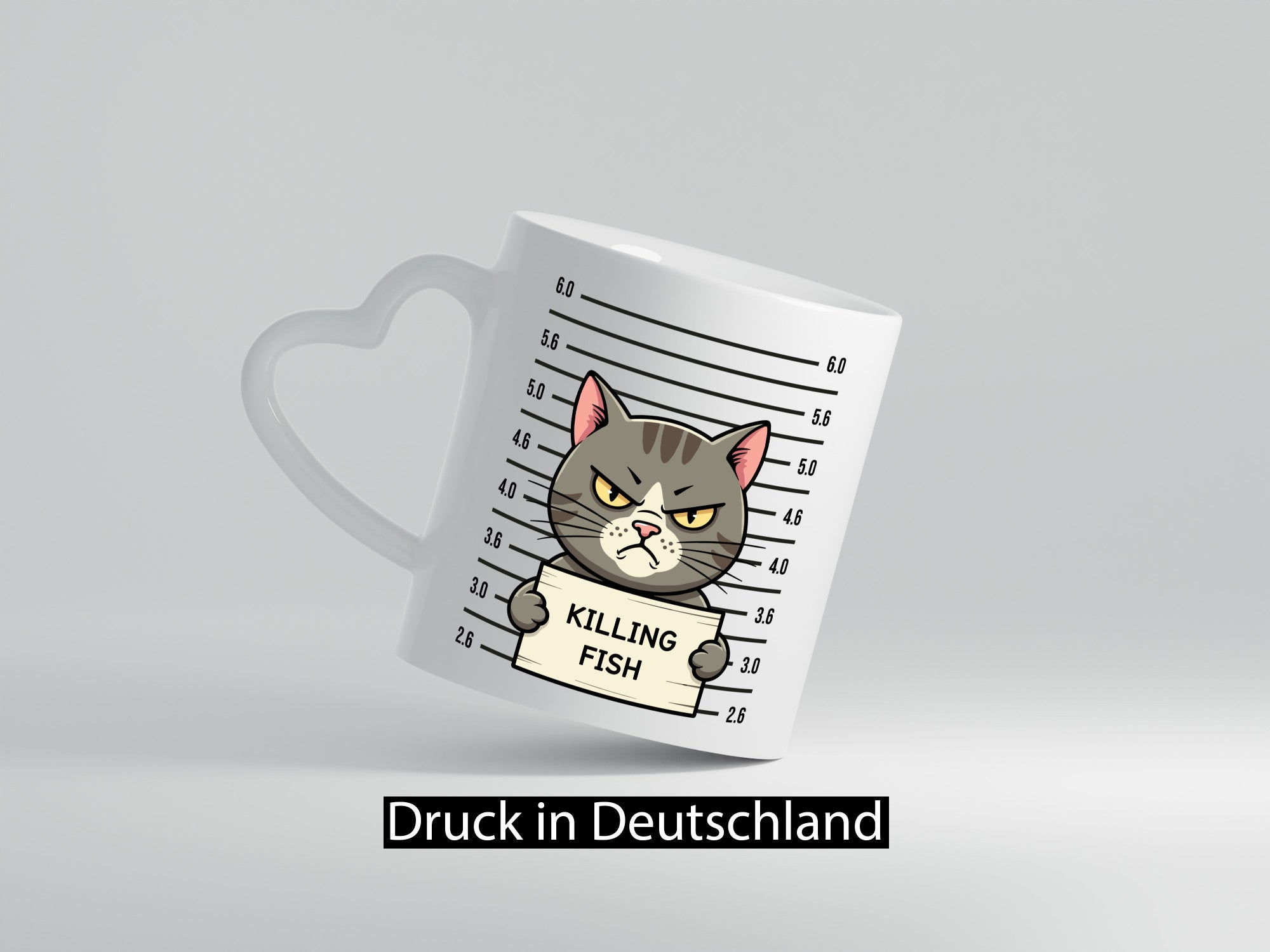 Böse katze hat den Fisch gegessen | Verhafung lustiger Spruch Geschenk