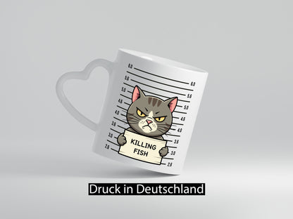 Böse katze hat den Fisch gegessen | Verhafung lustiger Spruch Geschenk