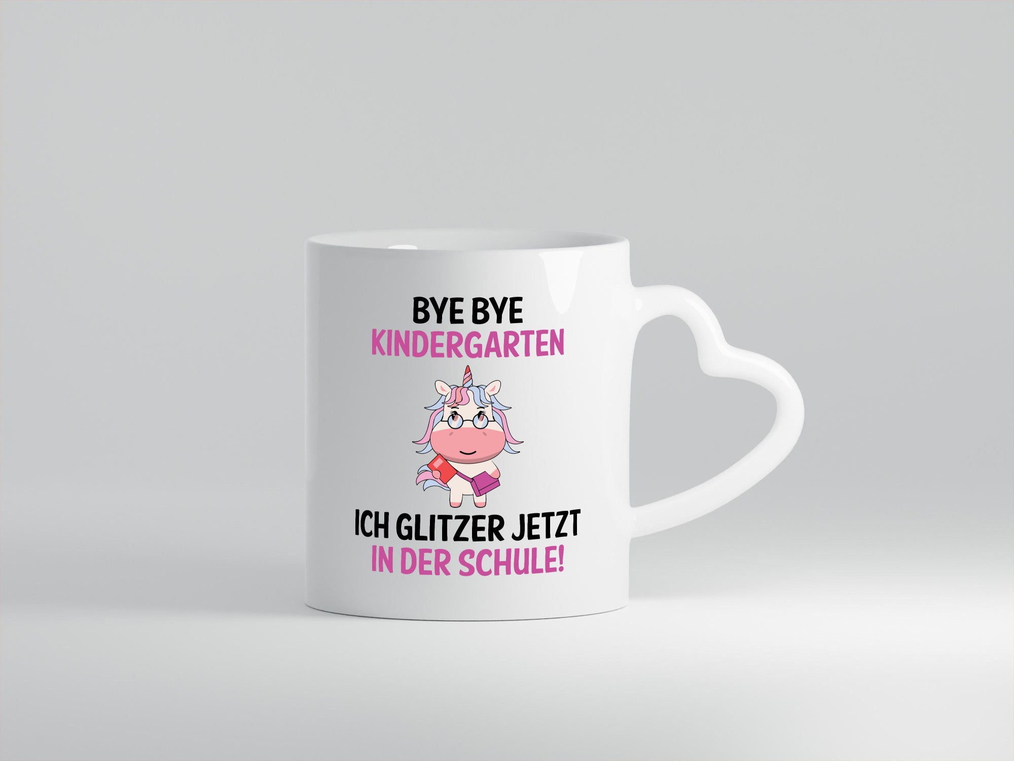 Byebye Kindergarten, jetzt Schule | Einhorn Geschenk Humor Geschenkidee