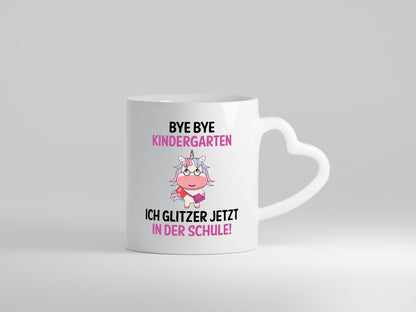 Byebye Kindergarten, jetzt Schule | Einhorn Geschenk Humor Geschenkidee