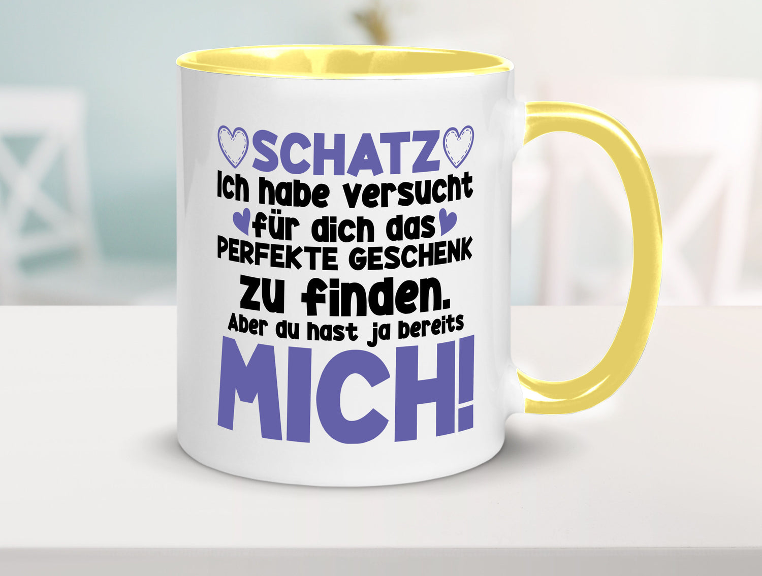 Schatz | Liebe Valentinstag Freund Freundin Herz Geschenkidee Humor Tasse