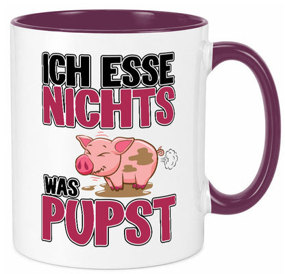 Ich esse nicht was Pupst lustiger Spruch Geschenk Humor Geschenkidee Tasse