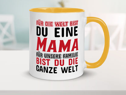 Beste mama der Welt lustiger Spruch Geschenk Familie Geschenkidee Tasse