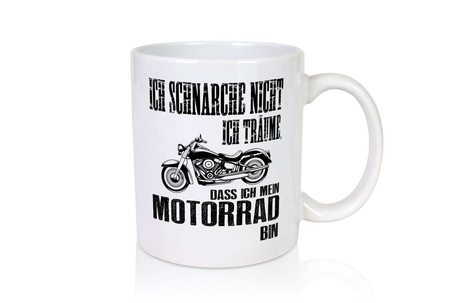 Ich schnarche nicht | Biker Tasse Motorradfahrer lustiger Spruch Geschenk Humor