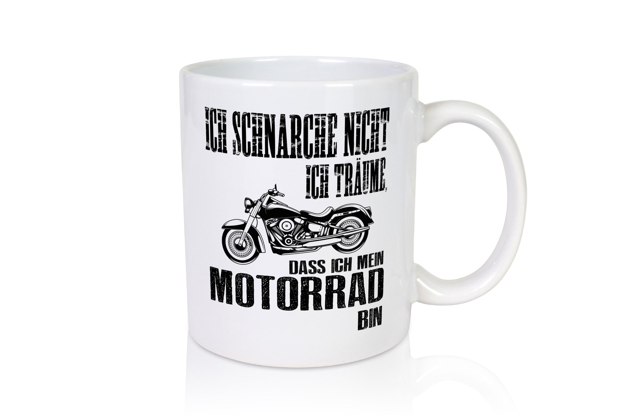 Ich schnarche nicht | Biker Tasse Motorradfahrer lustiger Spruch Geschenk Humor