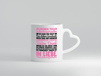 An meinen tollen Schwiegersohn vl9 lustig Familie Geschenkidee Geschenk Tasse