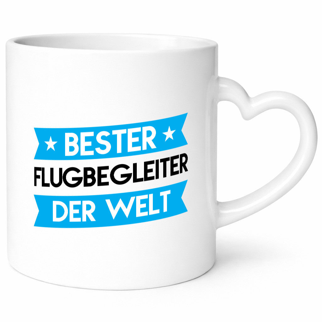 Bester Flugbegleiter | Steward Flughafen Humor Geschenkidee Tasse