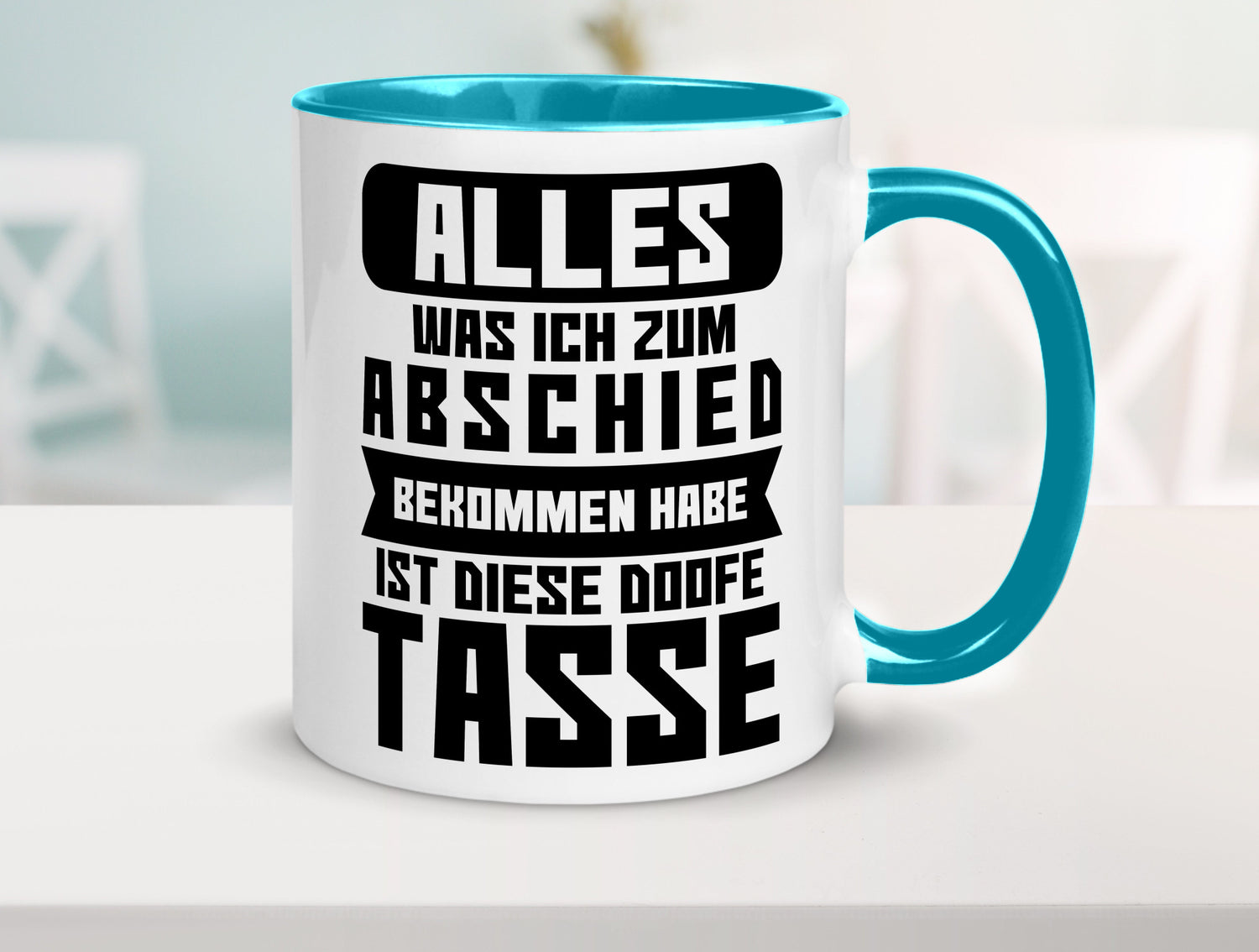 Zum Abschied | Kollegen Jobwechsel Büro Abschluss Geschenk Arbeit lustiger