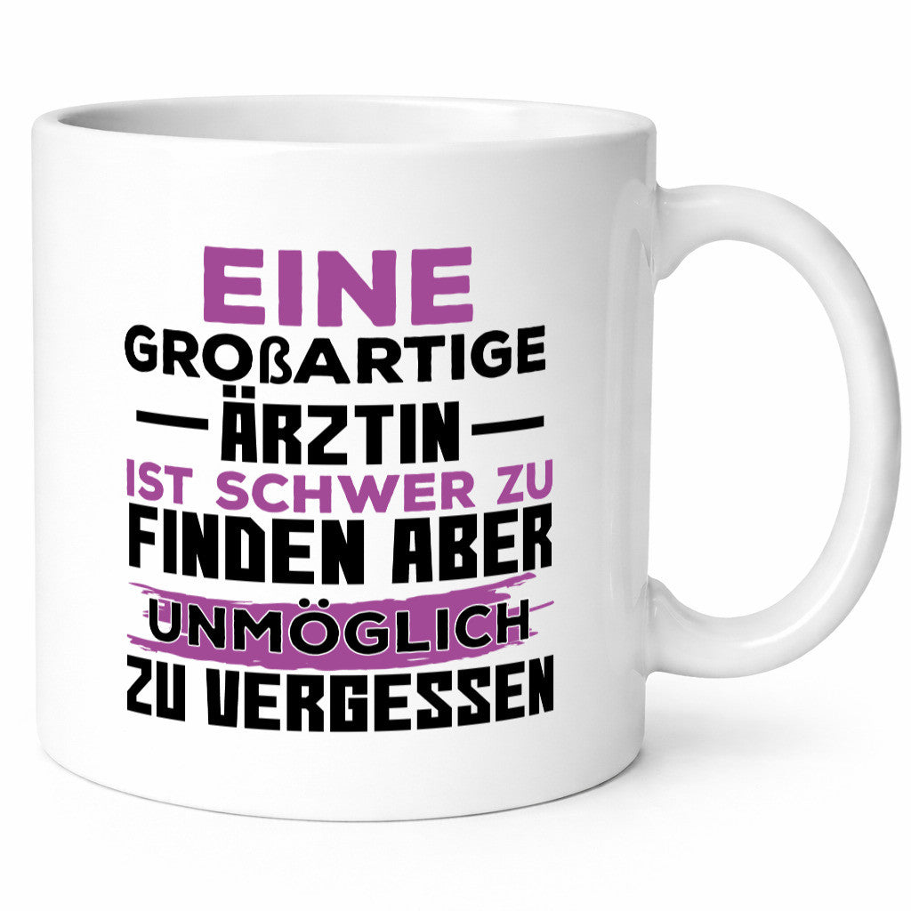 Großartige Ärztin | Dankeschön Tasse schöner Spruch Humor Geschenkidee