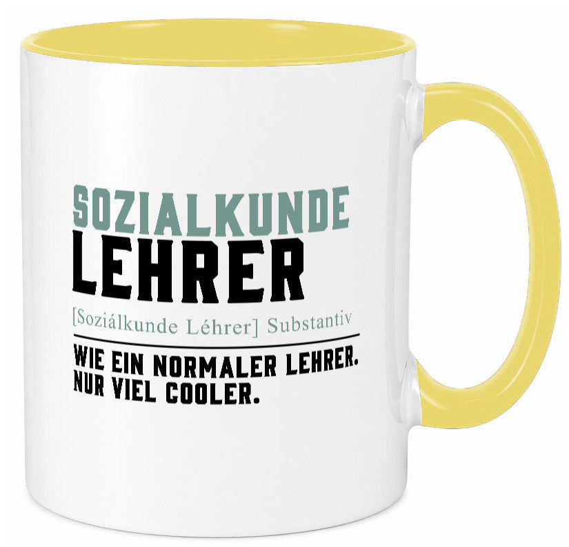Sozialkundelehrer | Lehrer Unterricht Lieblingslehrer Geschenkidee Humor Tasse