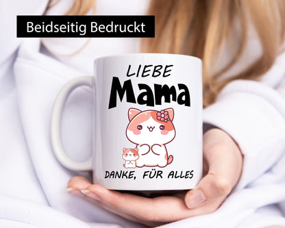 Liebe Mama Danke, für alles | Muttertag Beste Geschenk Familie Geschenkidee