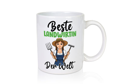 Beste Landwirtin | Bäuerin Landwirtschaft lustiger Spruch Geschenk Humor