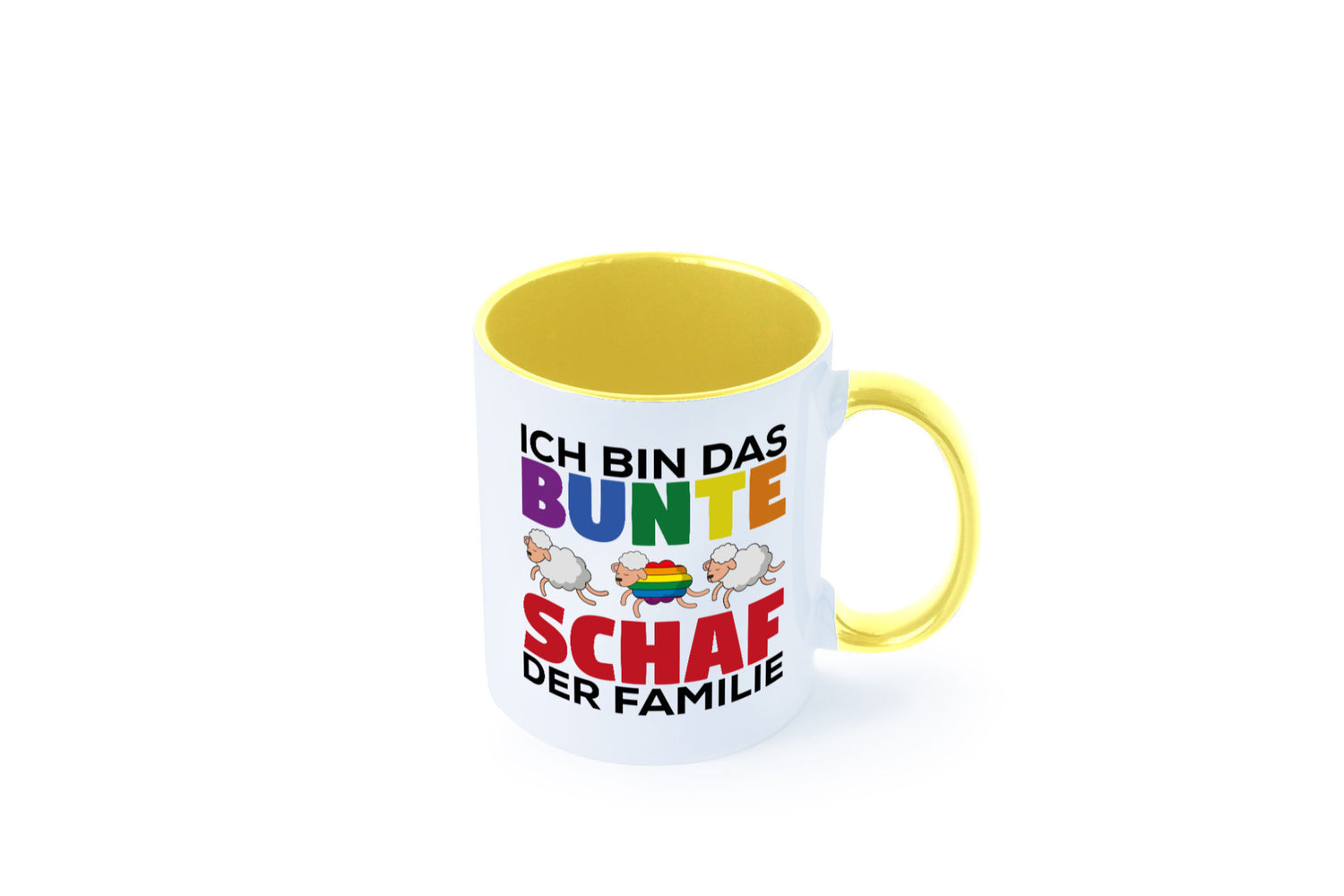 LGBTQ+ Tasse | Buntes Schaf Regenbogen Humor Geschenkidee