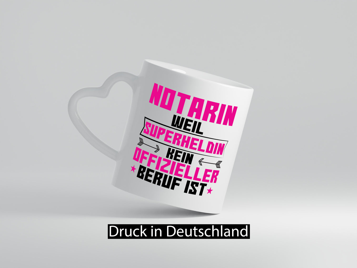 Superheldin Notarin | Juristin Geschenk Humor Geschenkidee lustiger Spruch Tasse