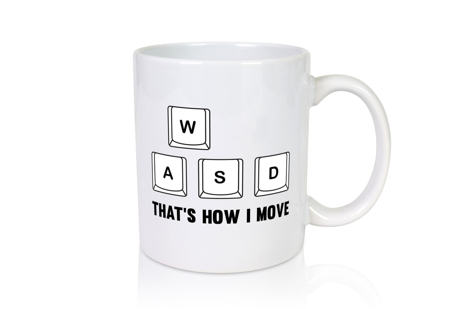 WASD | Zocker Gamer Gaming lustiger Spruch Geschenk Humor Geschenkidee Tasse