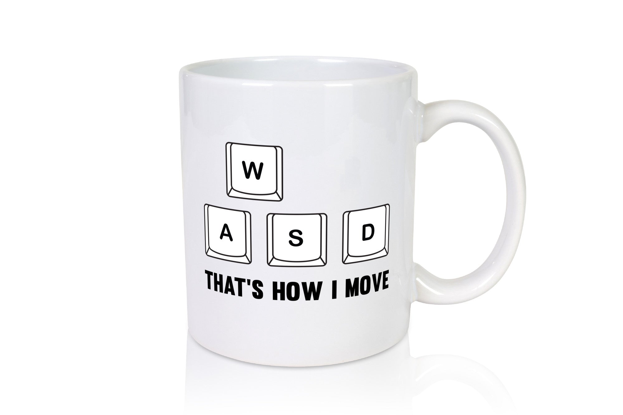 WASD | Zocker Gamer Gaming lustiger Spruch Geschenk Humor Geschenkidee Tasse