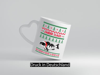 Zander Claus | Fischliebhaber Weihnachten Mitarbeiter Geschenkidee Arbeit